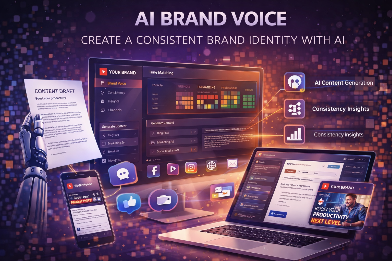 AI Brand Voice: Build a Consistent and Powerful Identity with Artificial Intelligence
