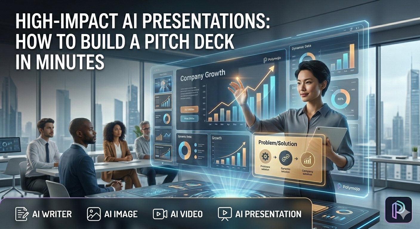 High-Impact AI Presentations: How to Build a Pitch Deck in Minutes