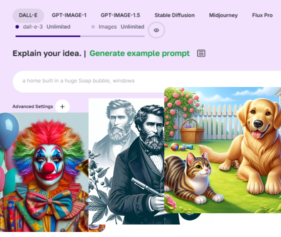 Imagine, Generate, Publish